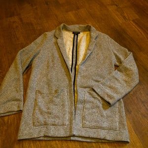 Topshop Knit Blazer • Gray • Size: 4